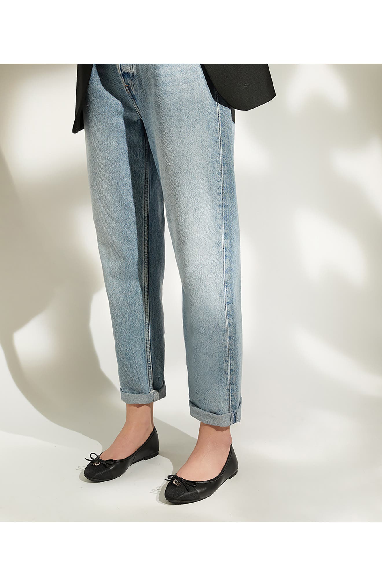 Dune London Hallo Ballet Flat, Alternate, color, 