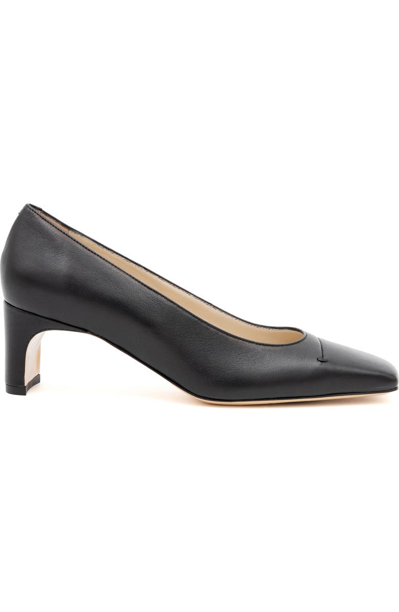 Amalfi by Rangoni Serapide Cap Toe Pump, Alternate, color, Black Parmasoft