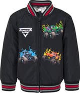 Monster Jam Zip-Up Bomber Jacket