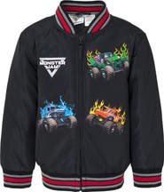 Monster Jam Zip-Up Bomber Jacket