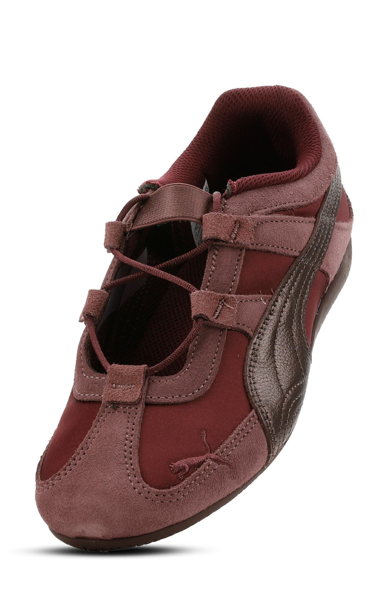 Speedcat Go Ruby Leather Sneaker, Alternate, color, RICH COCOA/ CHOCOLATE/ RUBY