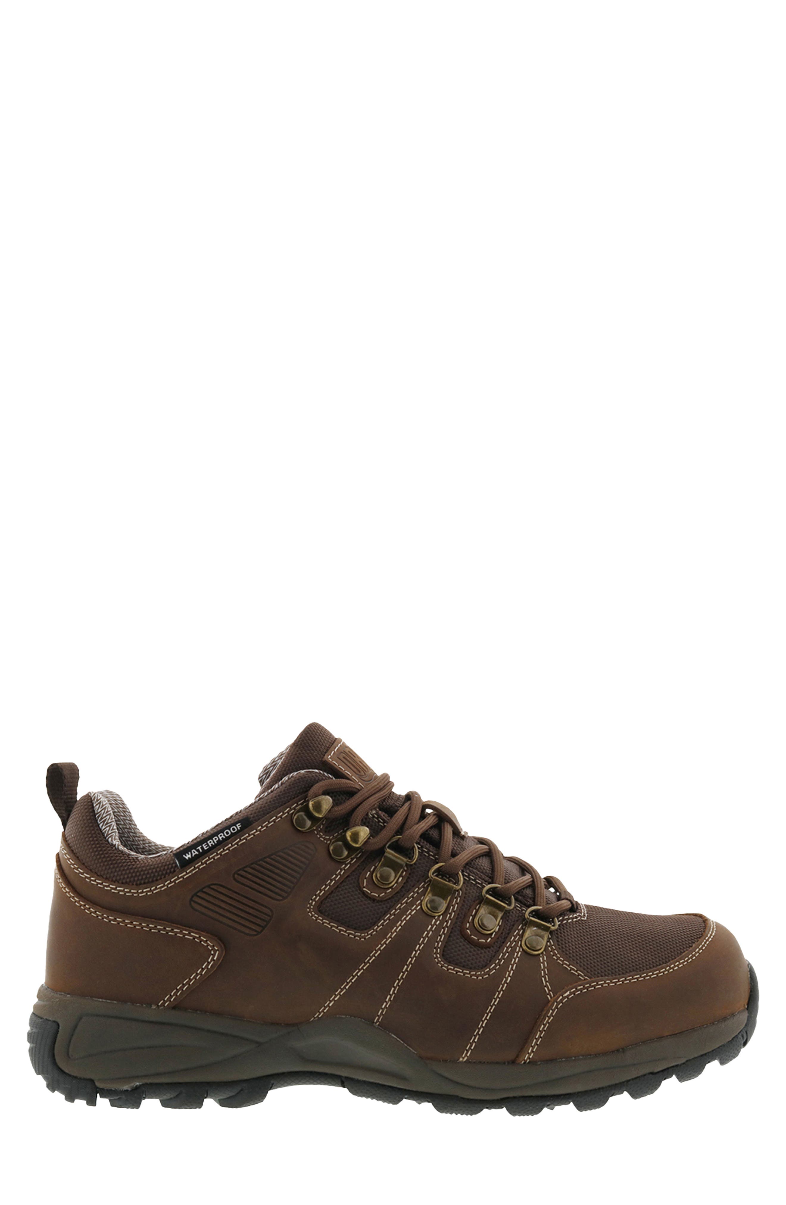 Canyon Waterproof Leather Hiking Boot, Alternate, color, DARK BROWN LEATHER