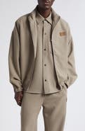 AMIRI Logo Patch Stretch Cady Track Jacket