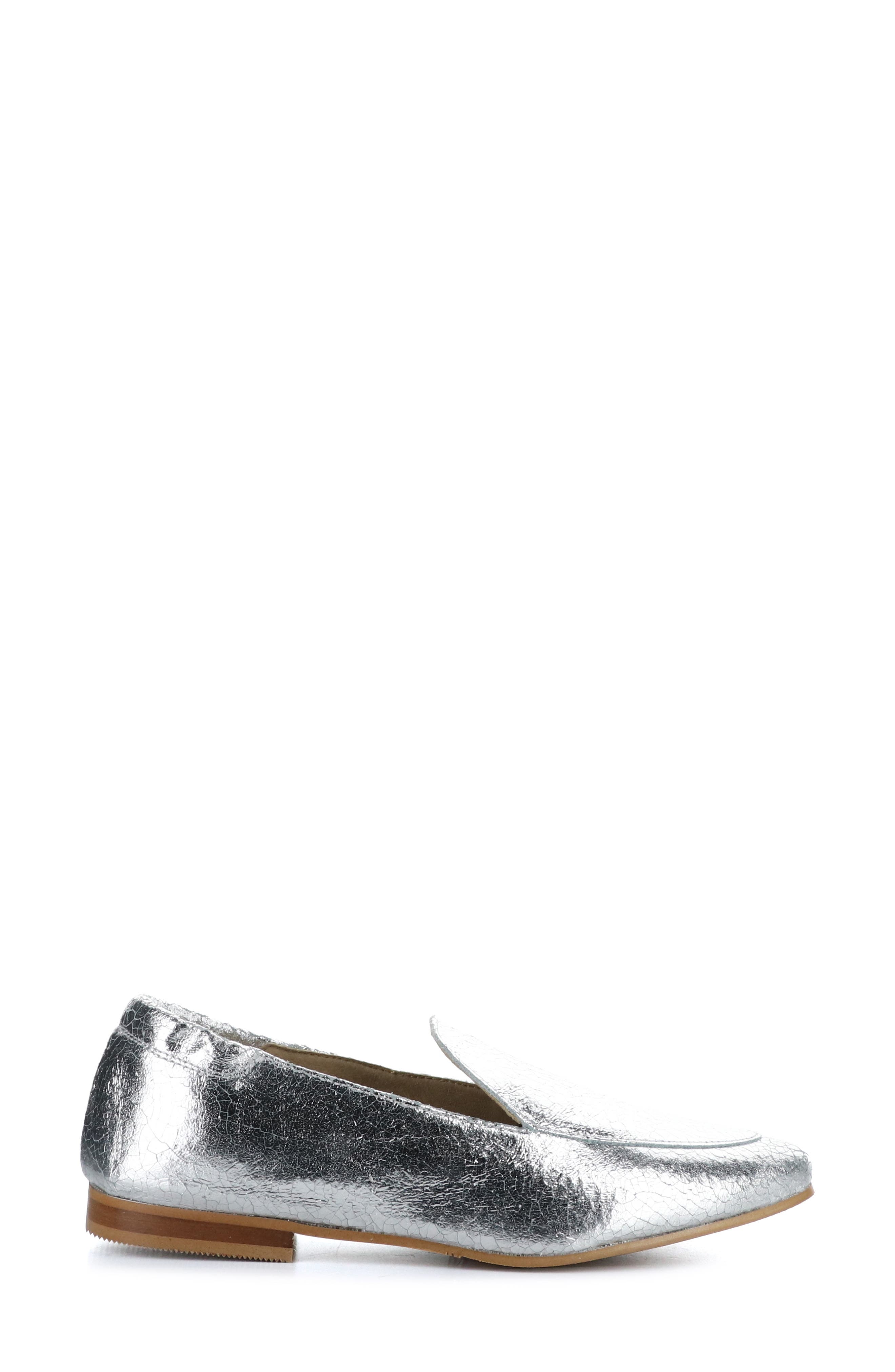 Bos. & Co. Nikki Loafer, Alternate, color, Silver