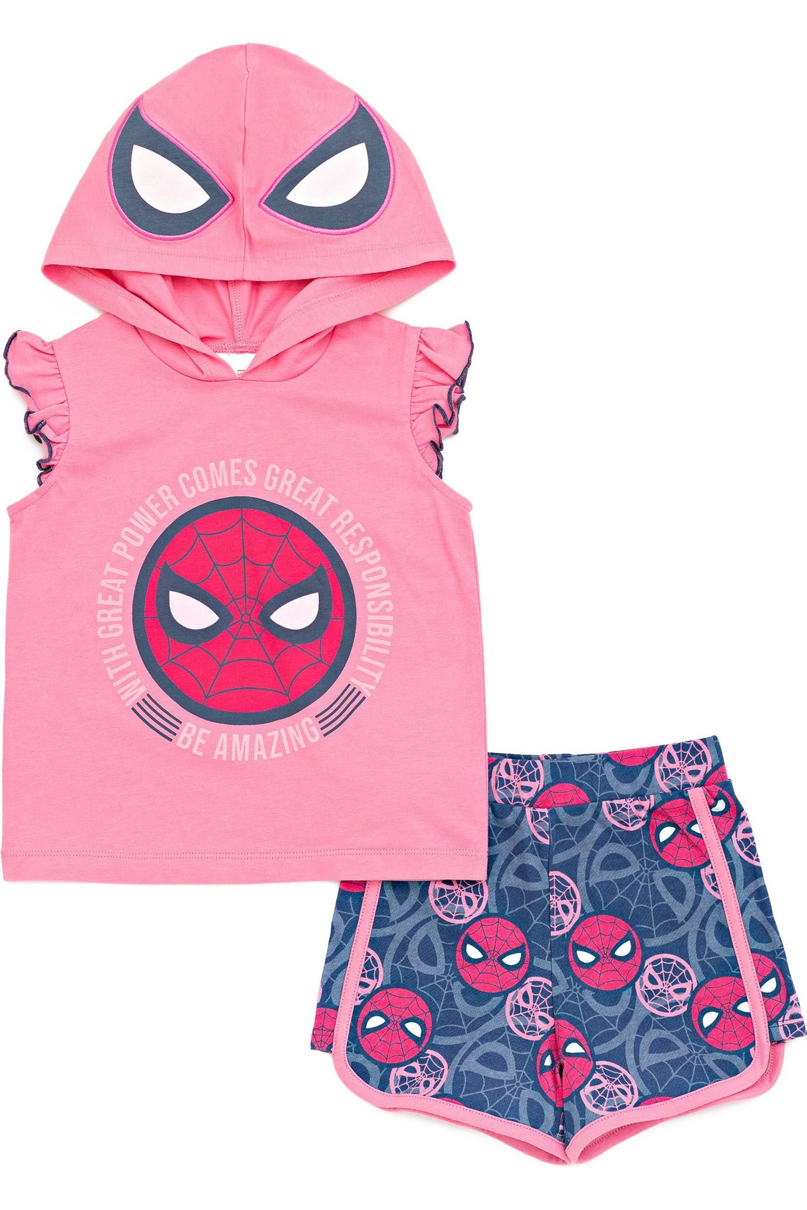 Pink Navy Spider Man