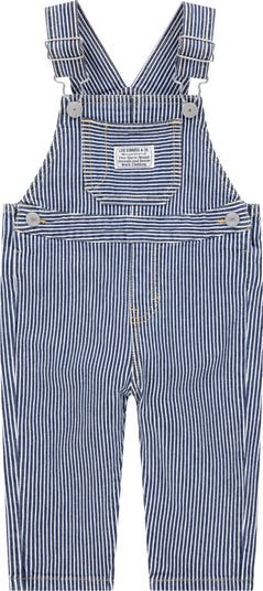 Railroad Stripe Overalls