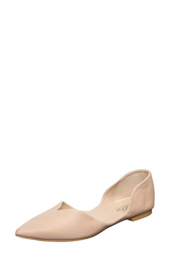 Antelope Thea Pointed Toe Flat In Neutral