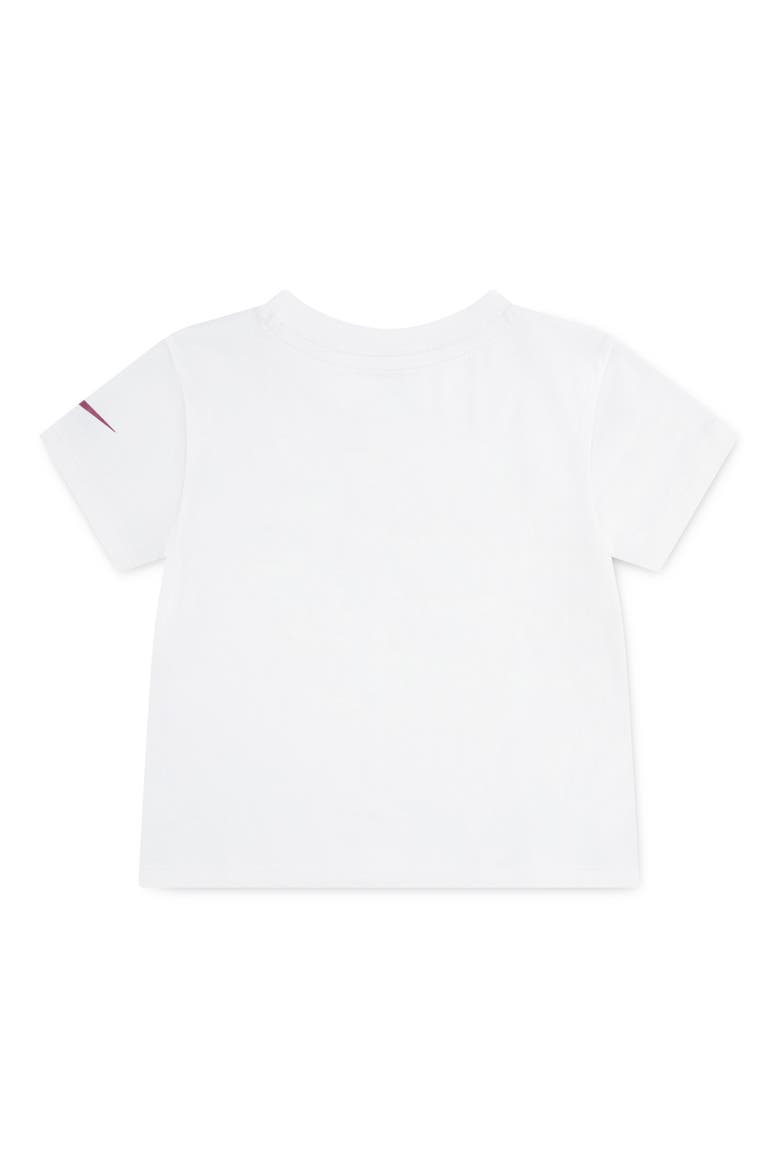 Kids' Swoosh on Pointe Cotton Graphic T-shirt, Alternate, color, WHITE