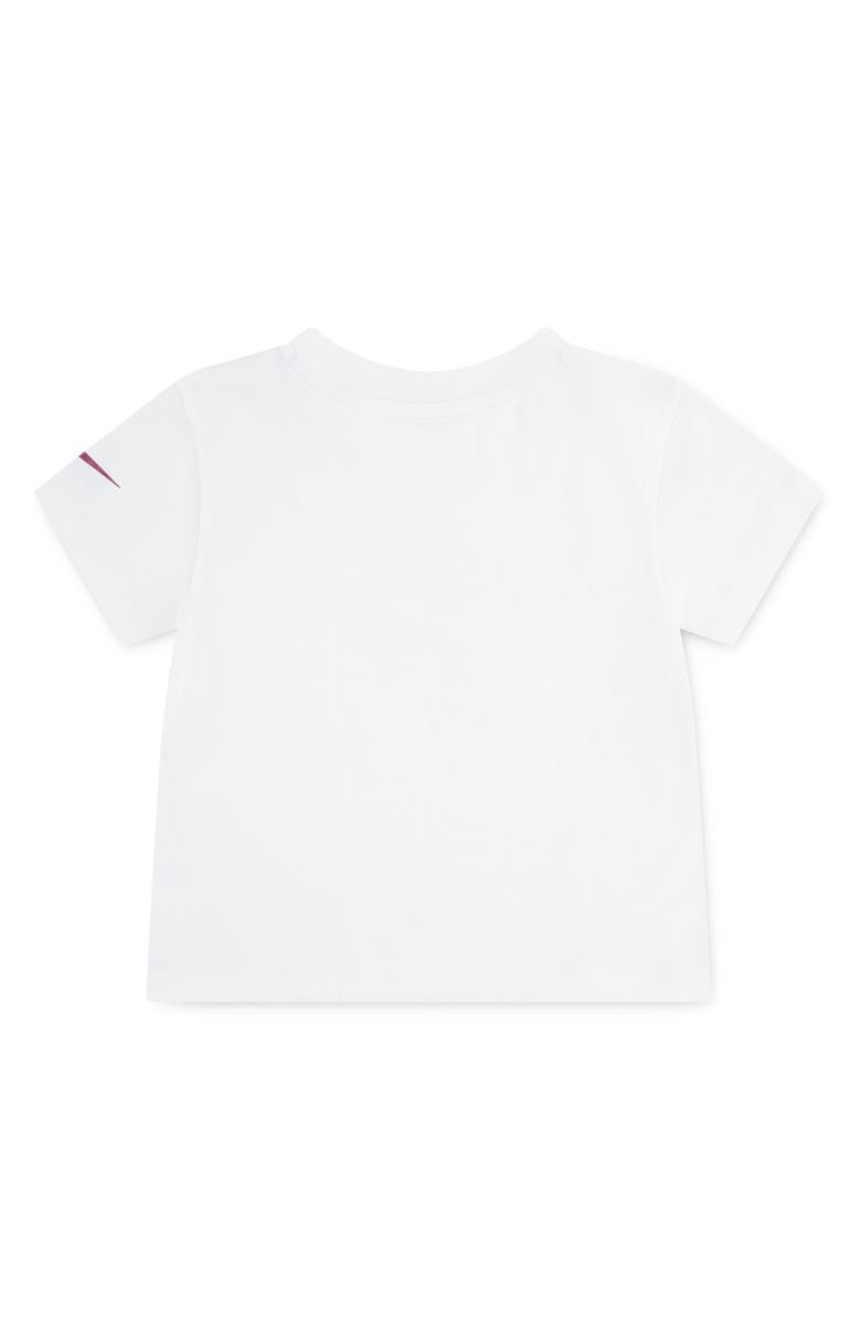 Nike Kids' Swoosh on Pointe Cotton Graphic T-shirt, Alternate, color, White