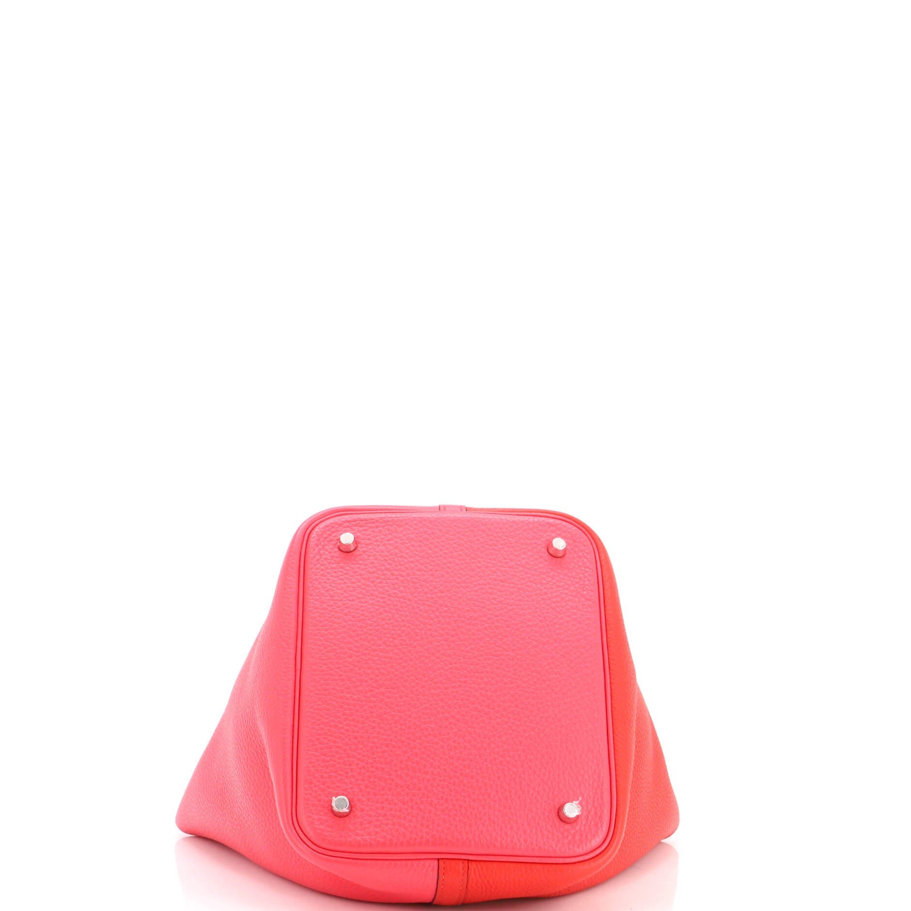 Casaque Picotin Lock Bag Clemence MM, Alternate, color, Red