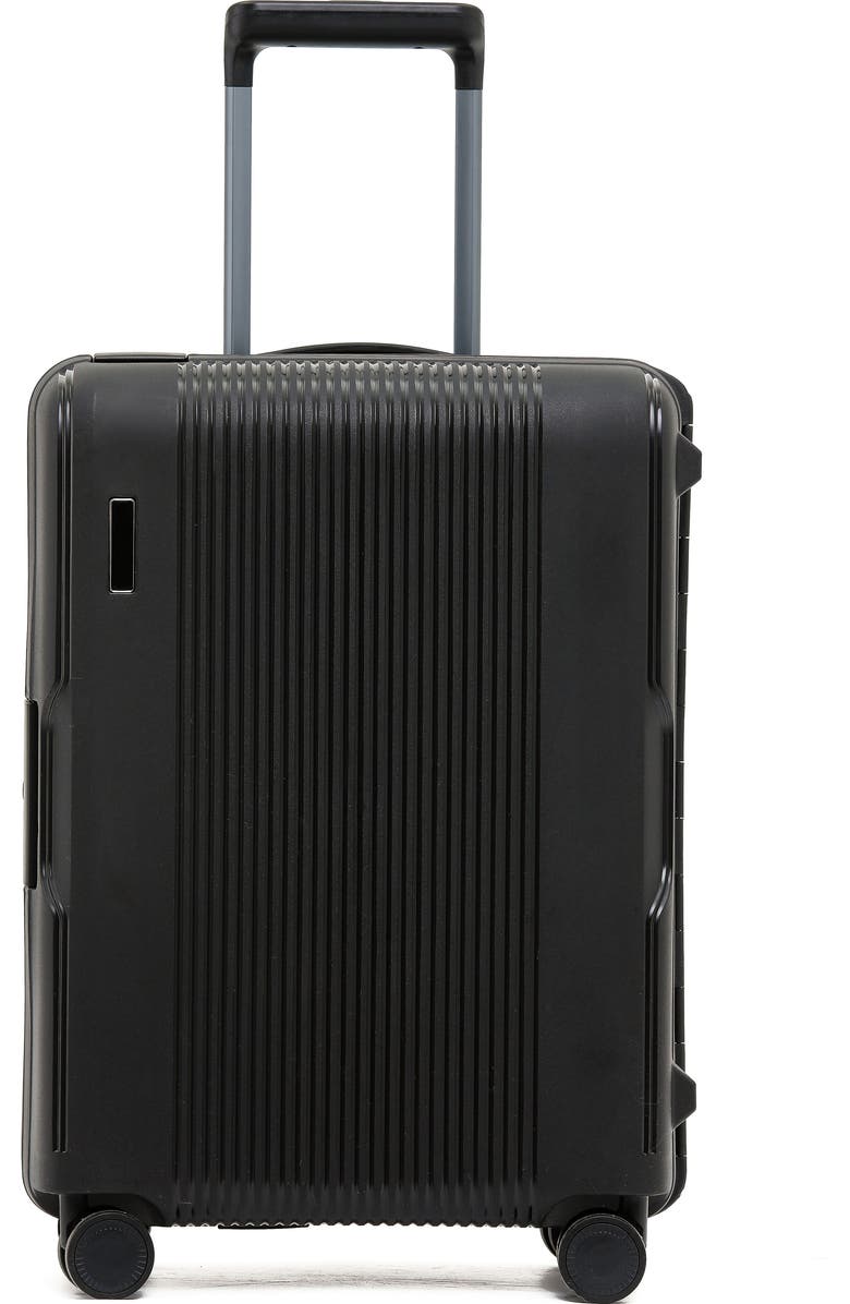barmes Fort Hardshell 21-Inch Clamped Carry-On, Main, color, Black
