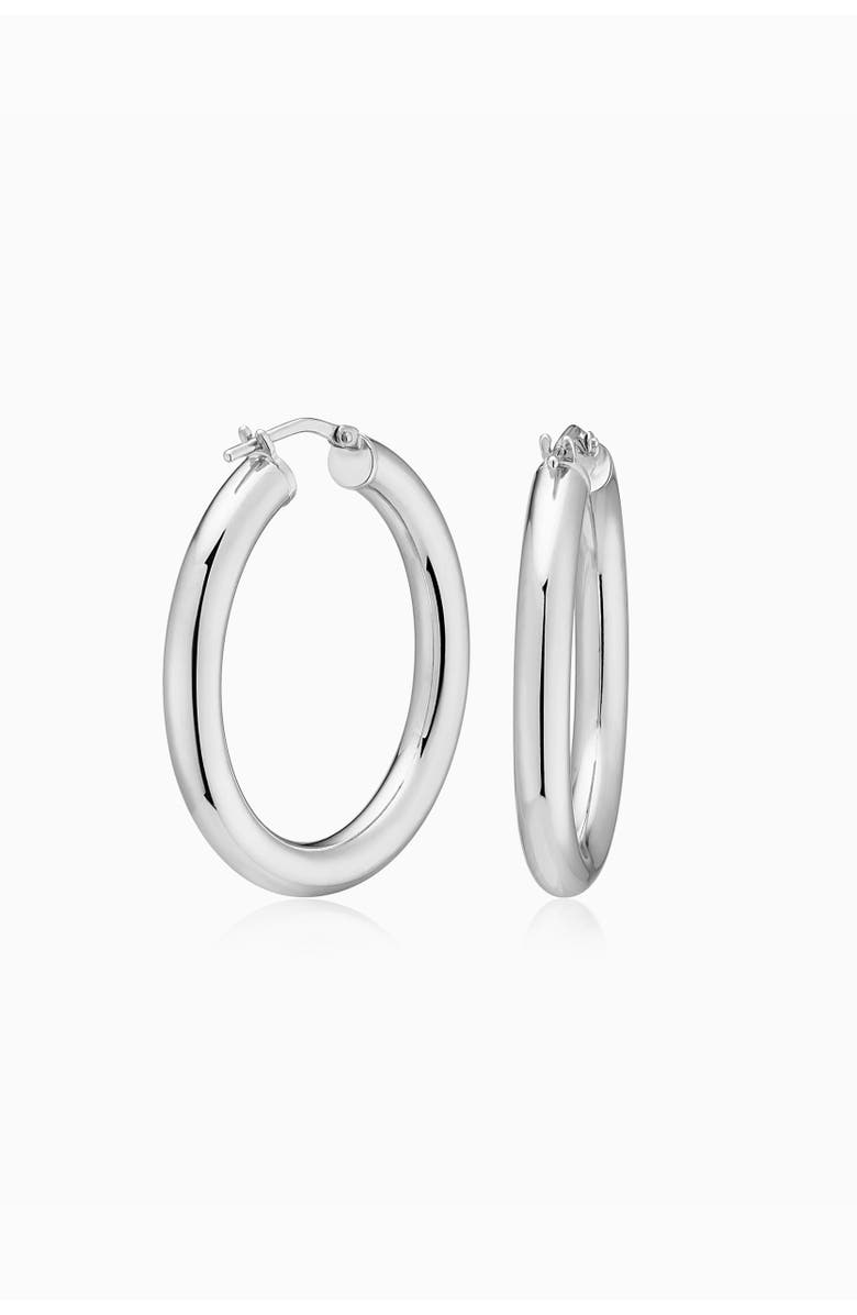 Oradina Sterling Silver Everyday Bold Hoops, Main, color, 