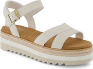 TOMS Kai Espadrille Flatform Sandal