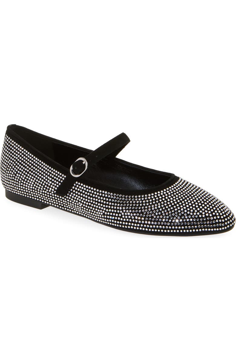 Stuart Weitzman Analiese Mary Jane Flat, Main, color, Clear/ Black