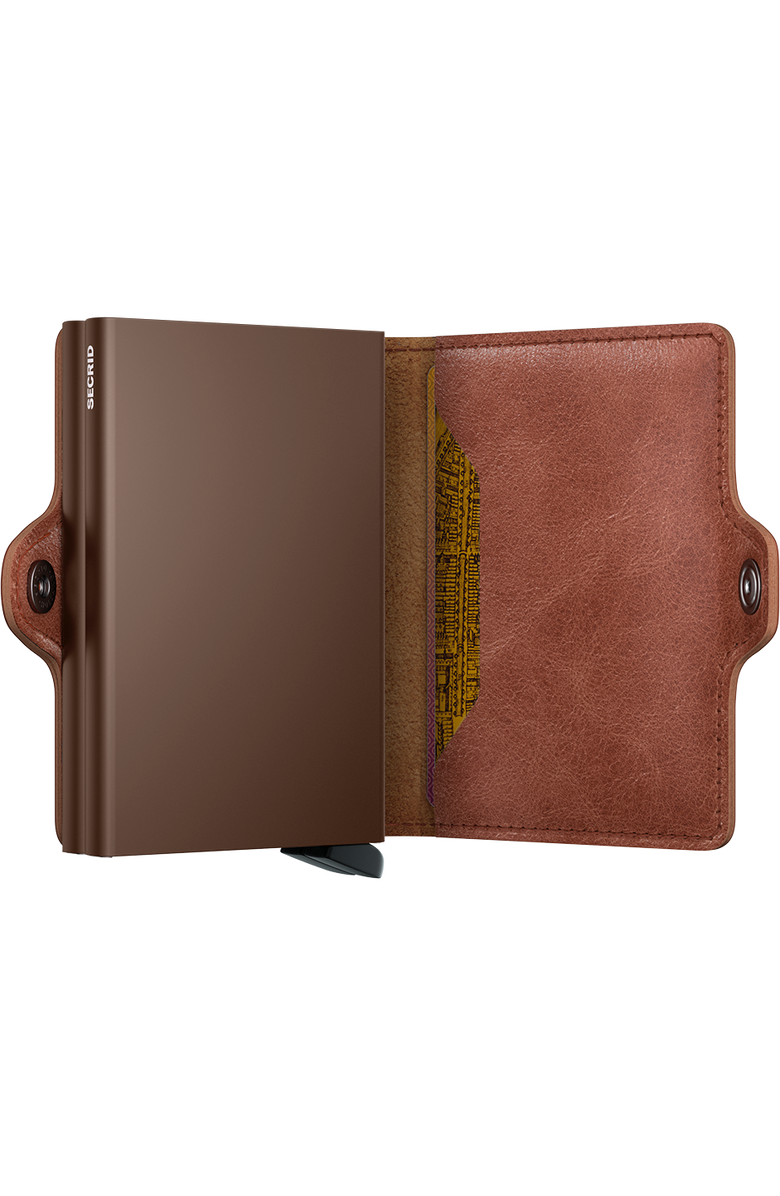 Secrid Twinwallet Vintage, Alternate, color, Cognac