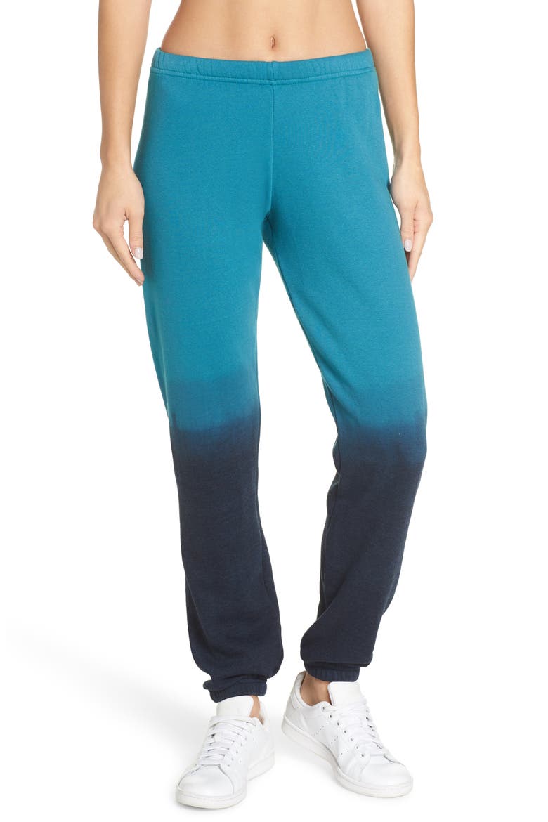 Faded Sweatpants, Main, color, TEAL / VINTAGE NAVY