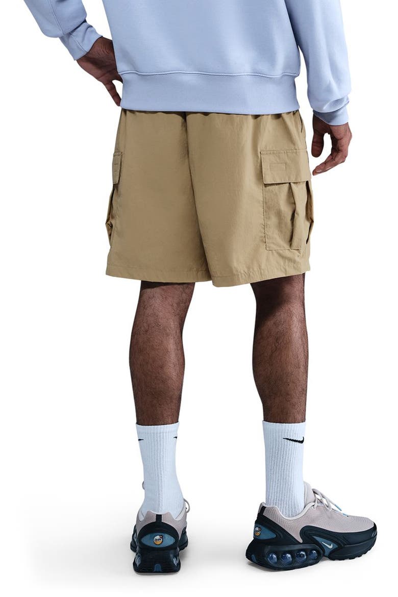 Club Utility Shorts, Alternate, color, PARACHUTE BEIGE/ WHITE