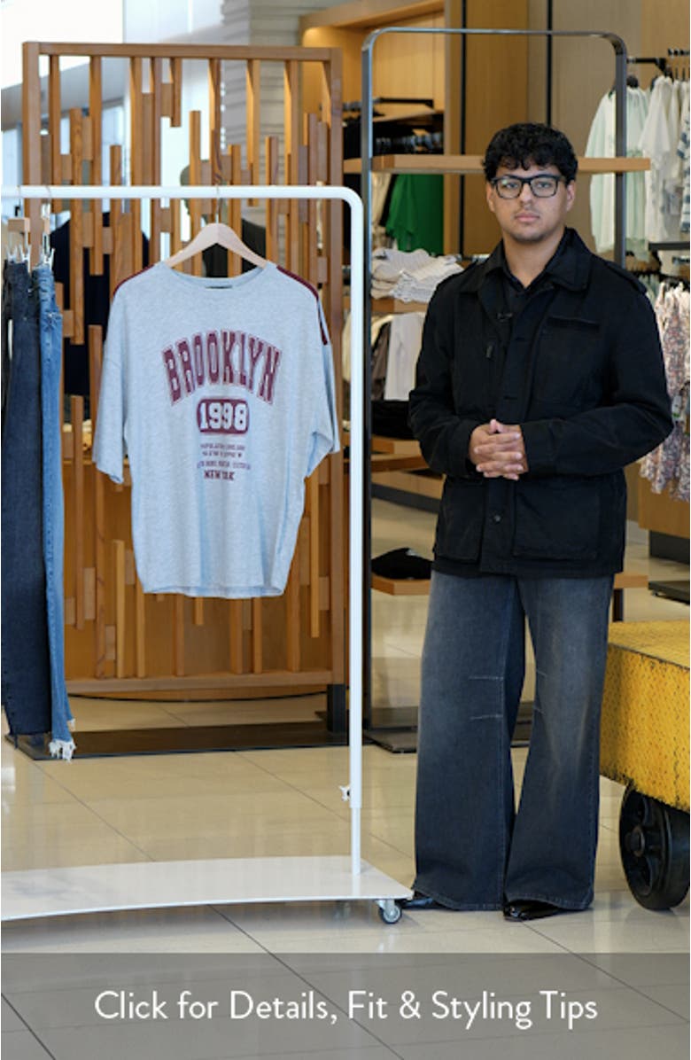 Raglan Sleeve Cotton Blend T-Shirt, sales video thumbnail