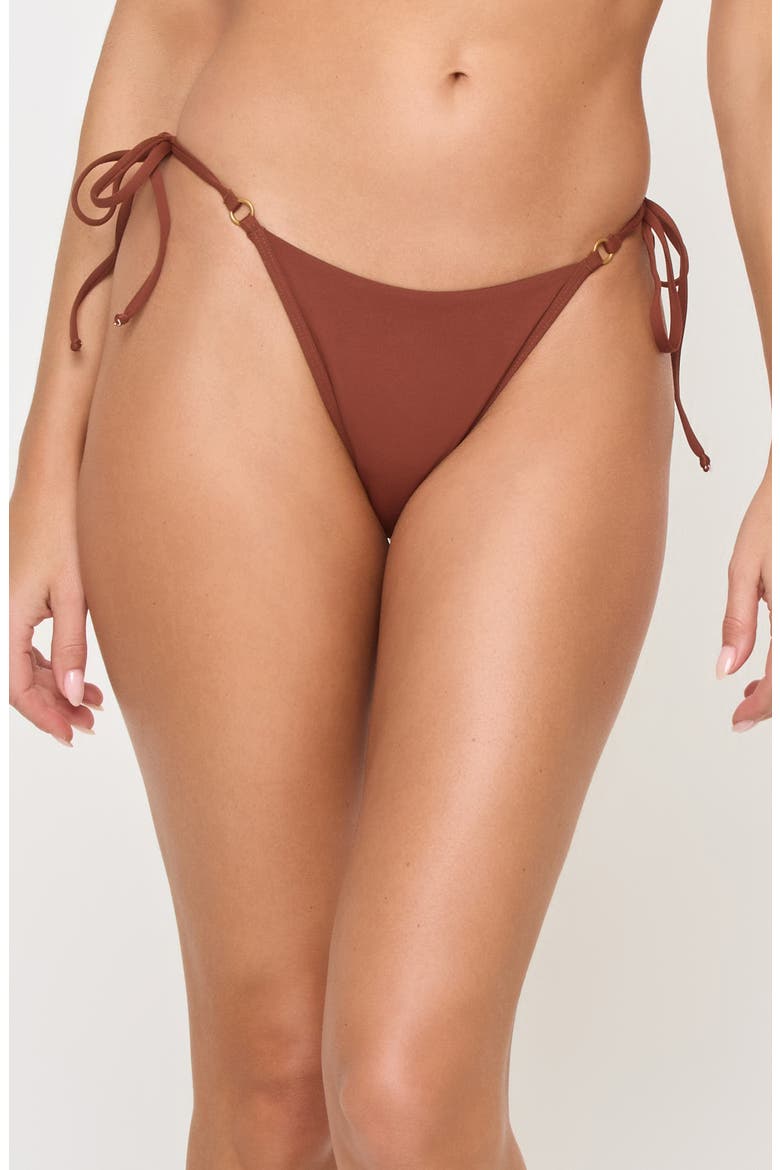 Banning Tanga Bikini Bottoms, Main, color, TOBACCO