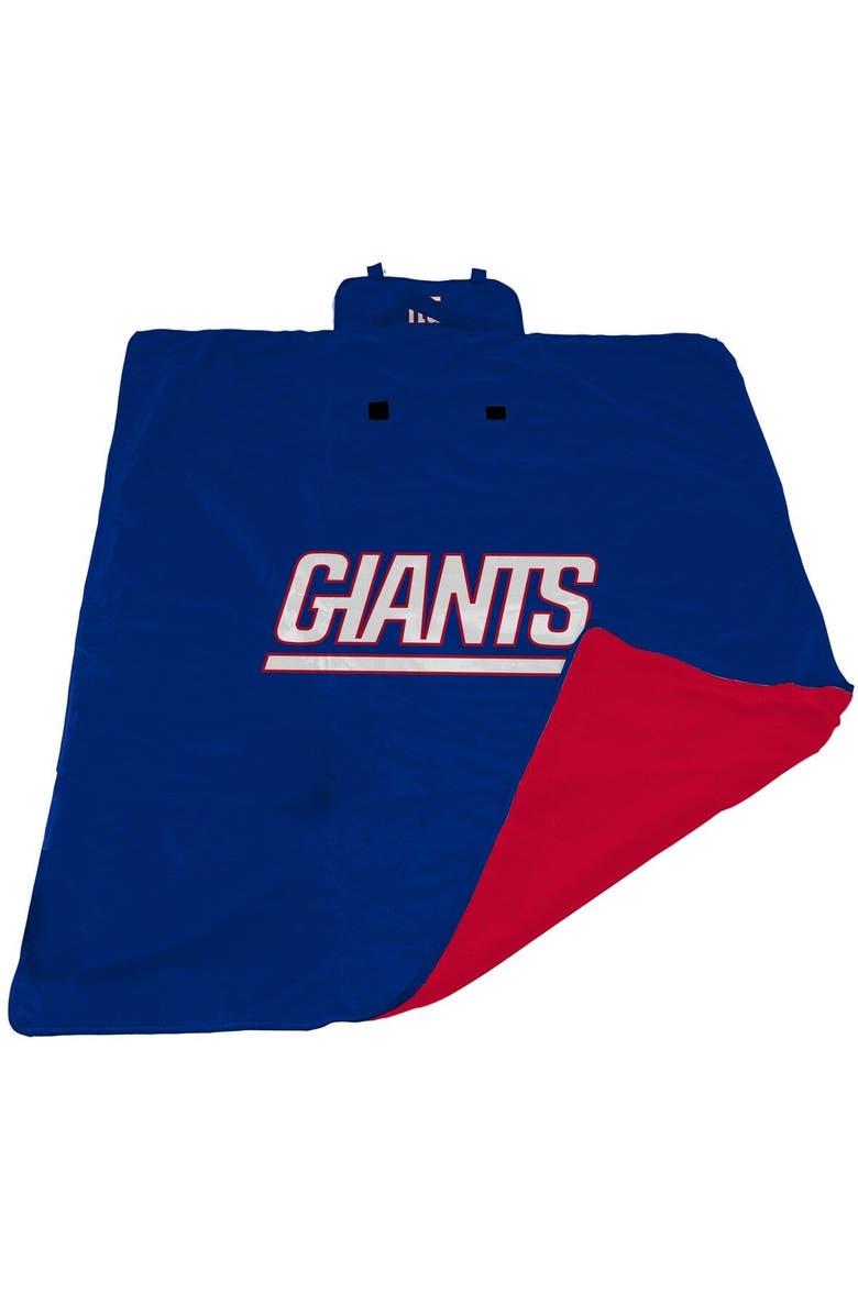 LOGO BRANDS Royal New York Giants 60'' x 80'' All-Weather XL Outdoor Blanket, Main, color, 