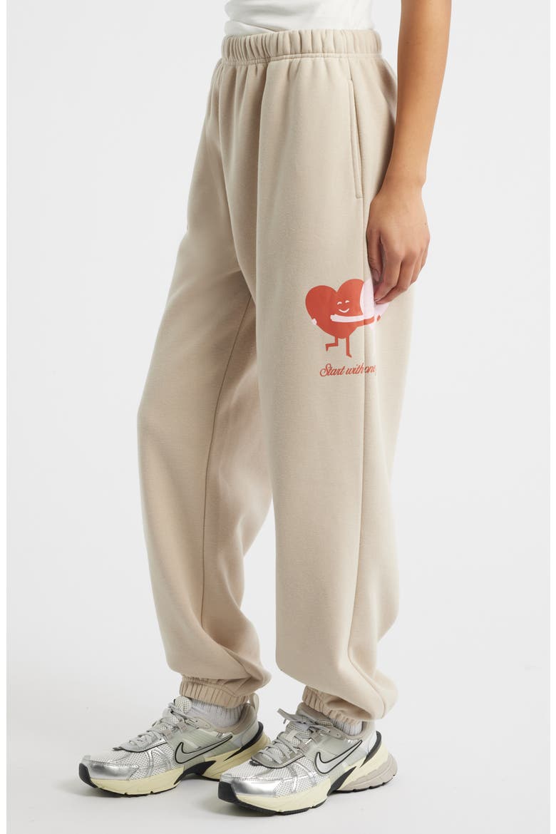 Everyone Matter Graphic Joggers, Alternate, color, TAUPE