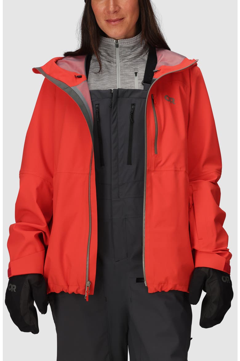 CloudChaser 3L Waterproof Snow Jacket, Alternate, color, LINGONBERRY