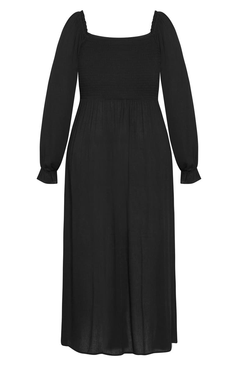 City Chic Addyson Long Sleeve Maxi Dress, Alternate, color,