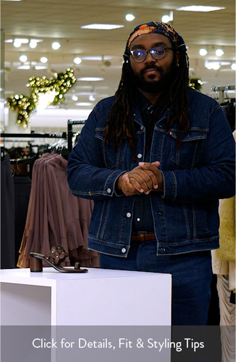 Studded Toe Loop Sandal, sales video thumbnail