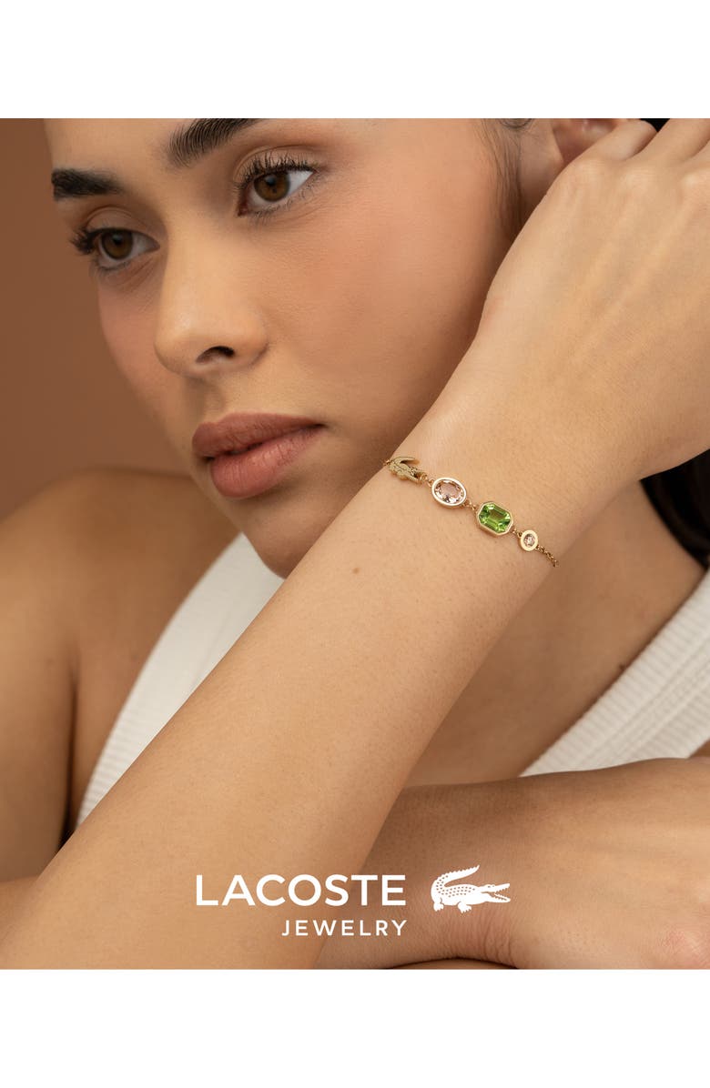 Lacoste Deva Crystal Line Bracelet, Alternate, color,