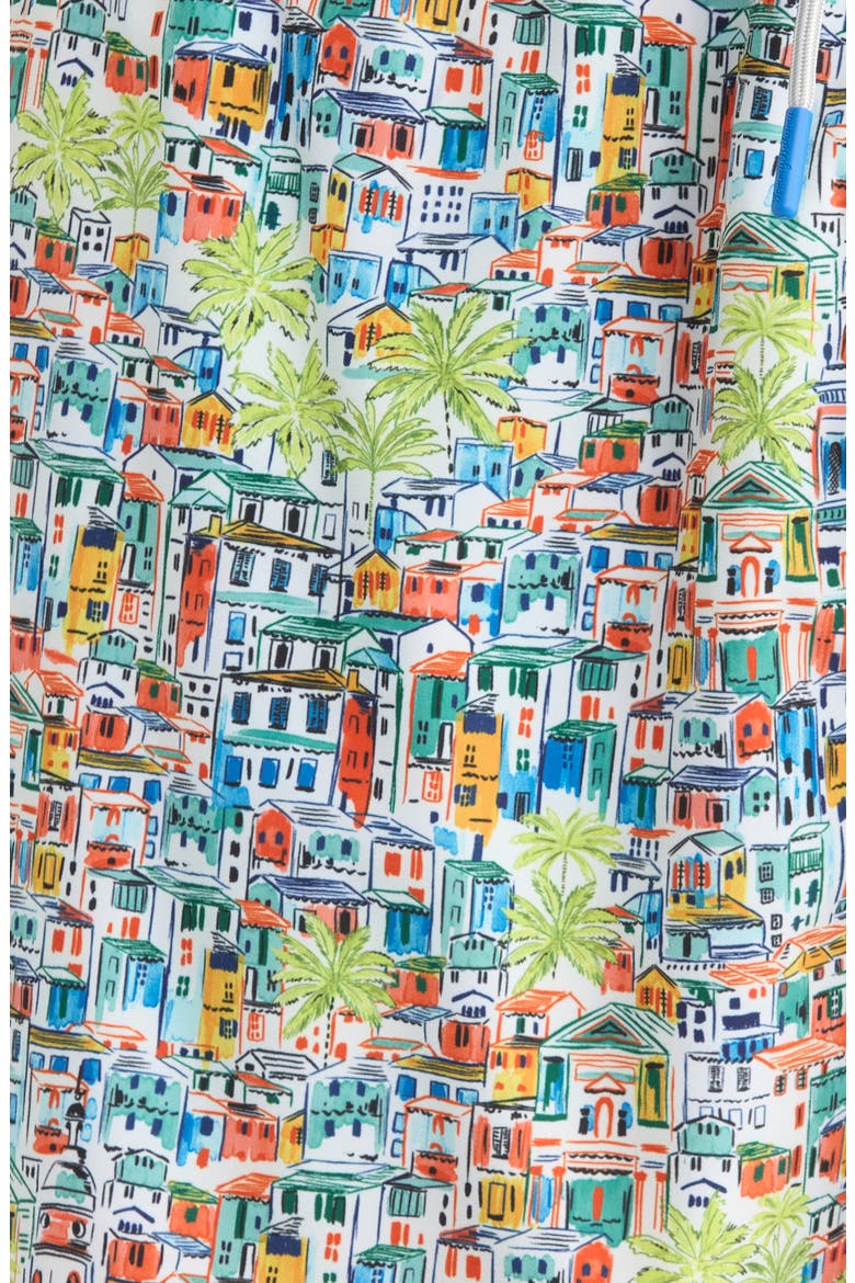 Naples Villa Amalfi 6-Inch Swim Trunks, Alternate, color, BRIGHT TOMATO