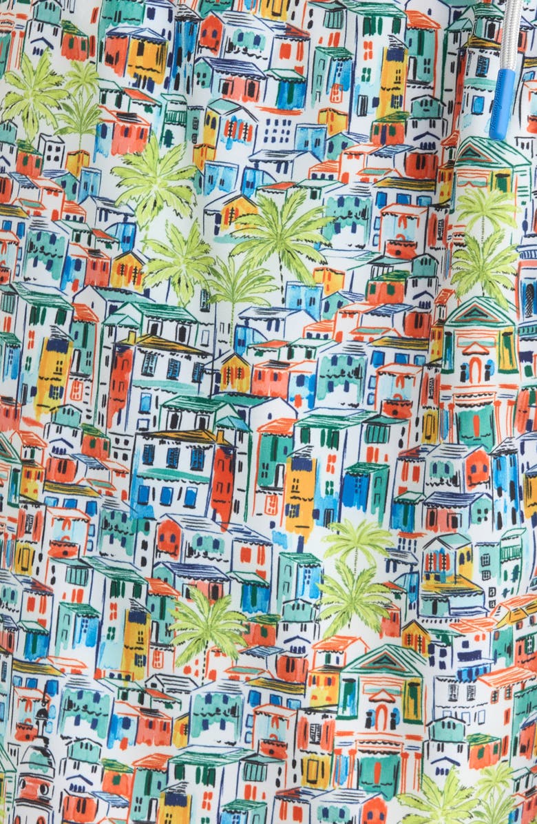 Tommy Bahama Naples Villa Amalfi 6-Inch Swim Trunks, Alternate, color, Bright Tomato