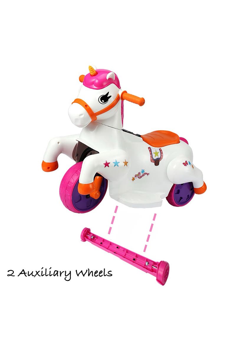 Unicorn Electric Ride On Vehicle, Alternate, color, Multicolored