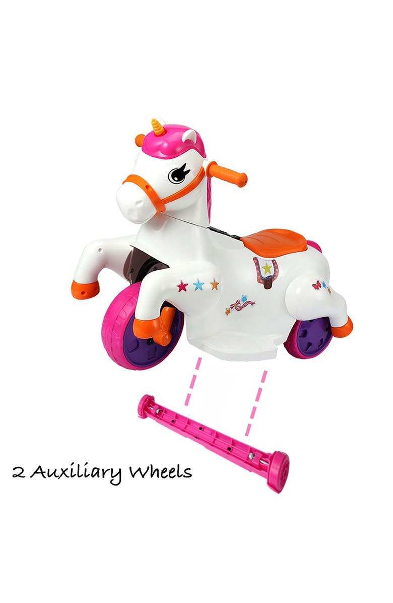 Trimate Unicorn Electric Ride On Vehicle, Alternate, color, Multicolored
