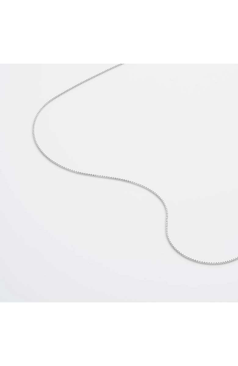 7879 Box Chain Necklace, Alternate, color, Platinum