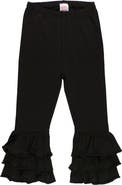 RuffleButts Ruffle Flare Pants