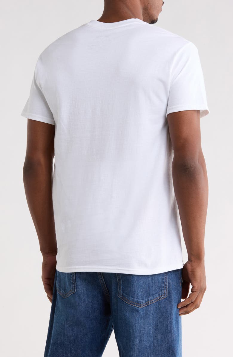 RIOT SOCIETY County Teddy Cotton Graphic T-Shirt, Alternate, color, White
