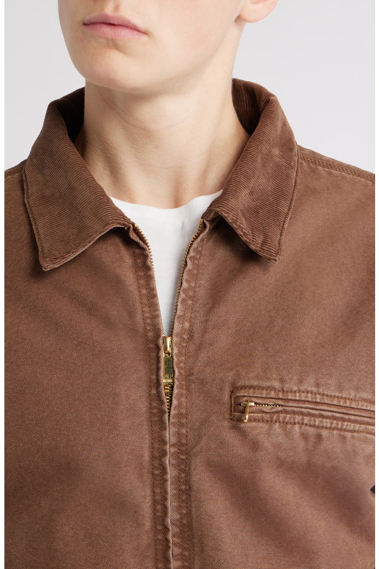 Petrol Canvas Jacket, Alternate, color, BROWN