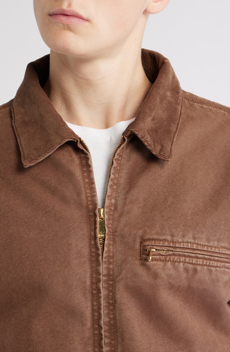 Elwood Petrol Canvas Jacket, Alternate, color, Brown