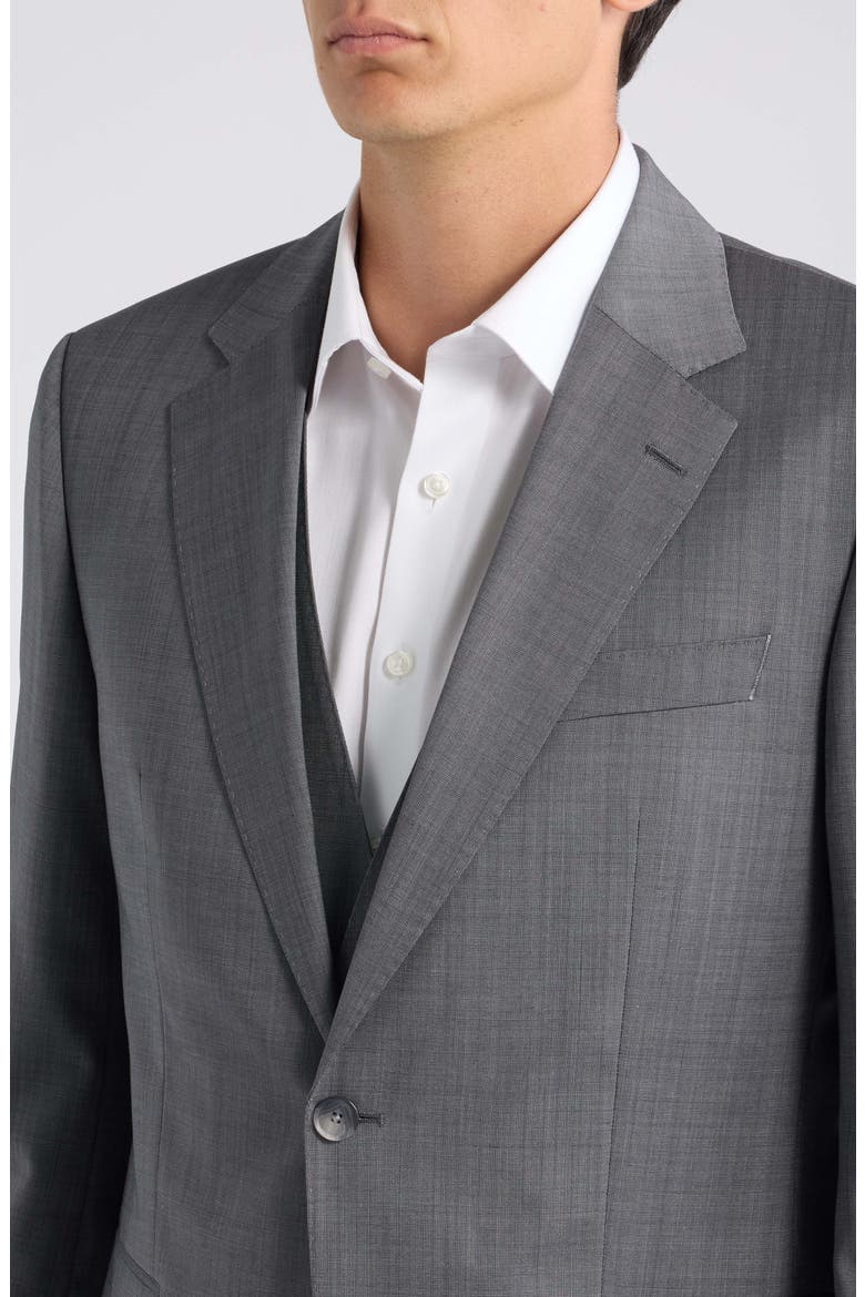 Huge Three-Piece Virgin Wool Suit, Alternate, color, OPEN GREY