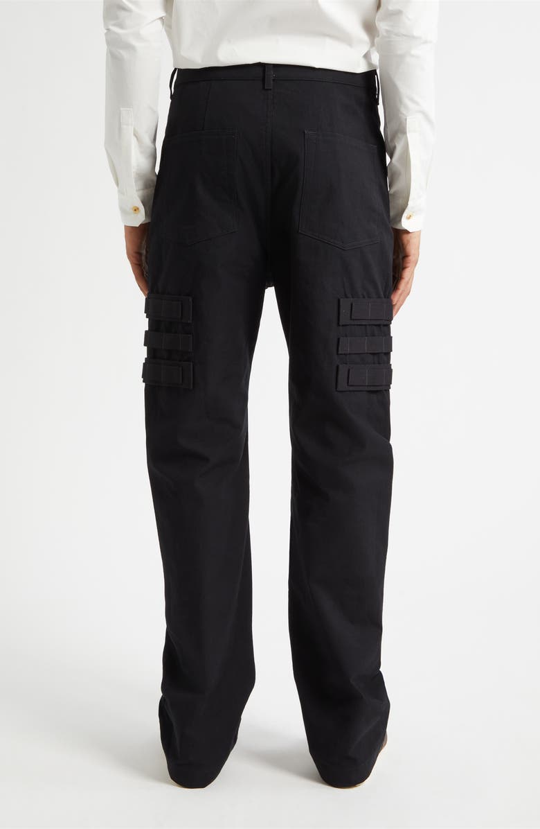 Rick Owens Geth Temple Slim Cargo Pants, Alternate, color, Black
