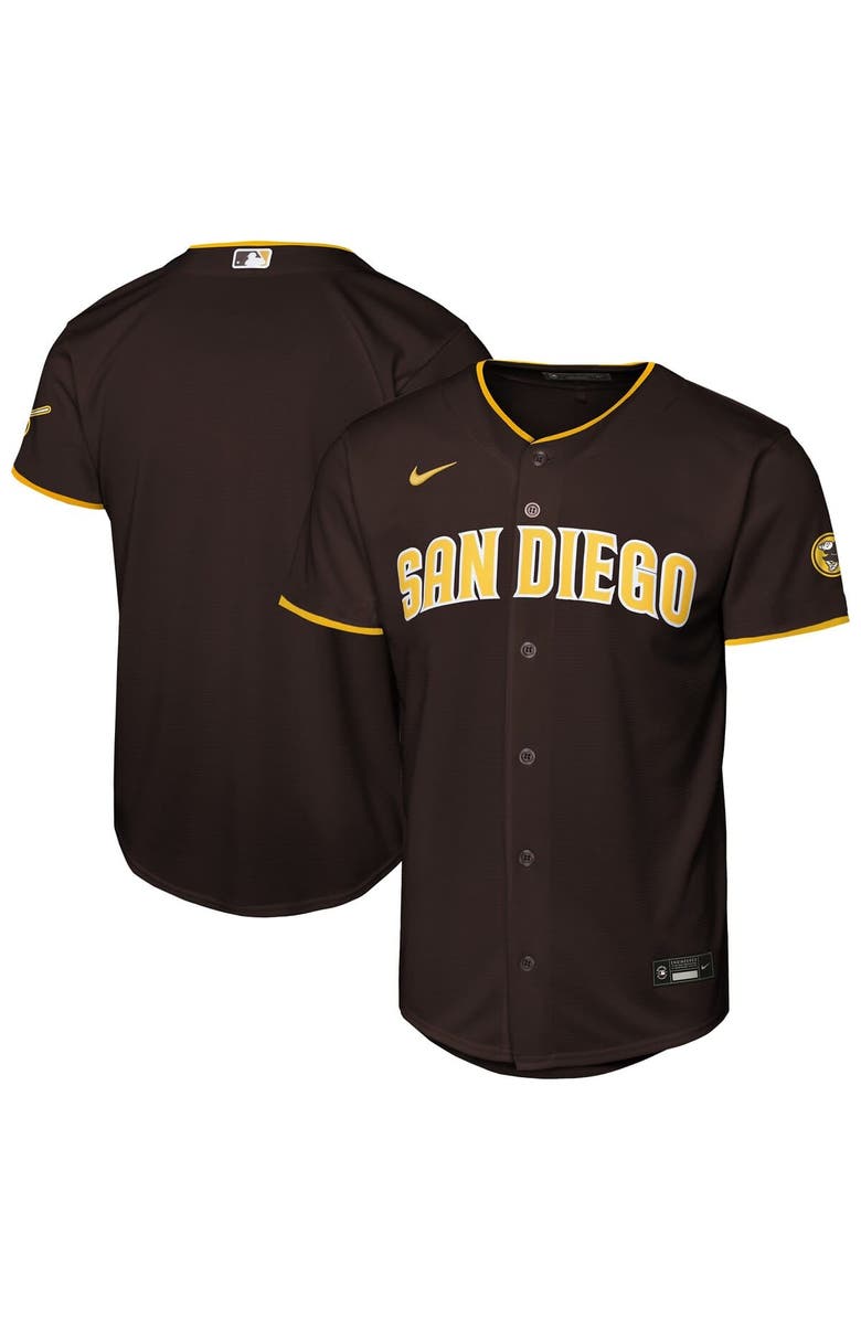 Nike Youth Nike  Brown San Diego Padres Home Stadium Jersey, Main, color, Brown