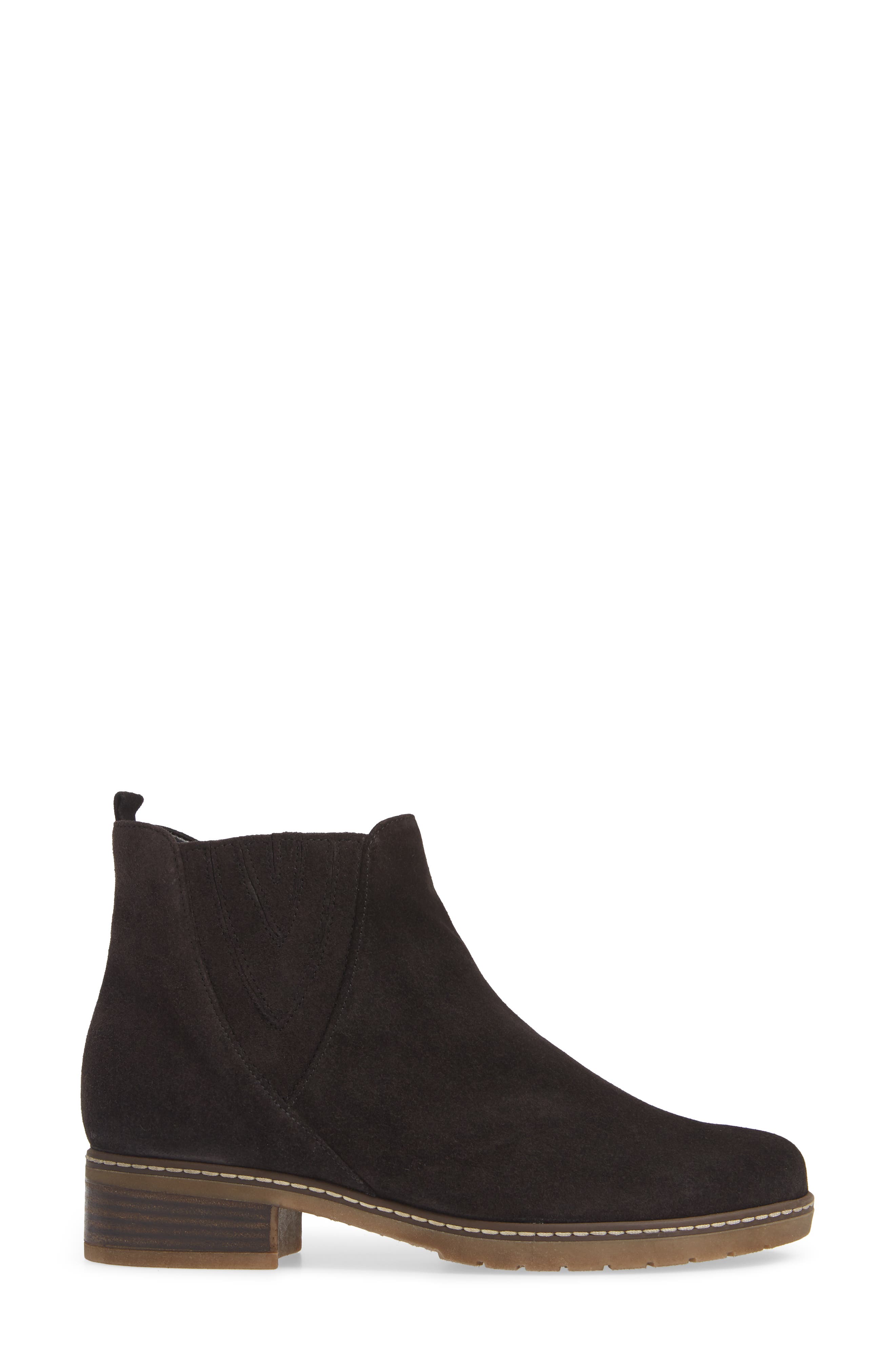 Suede Bootie, Alternate, color, DARK GREY SUEDE