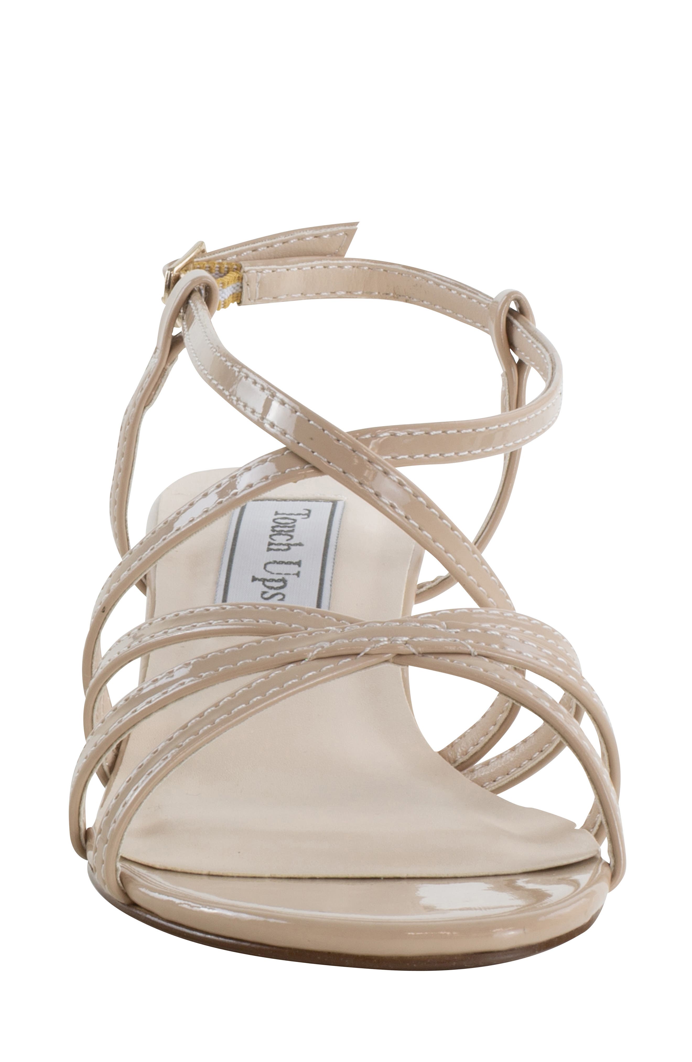 Touch Ups Eileen Strappy Sandal, Alternate, color, Nude