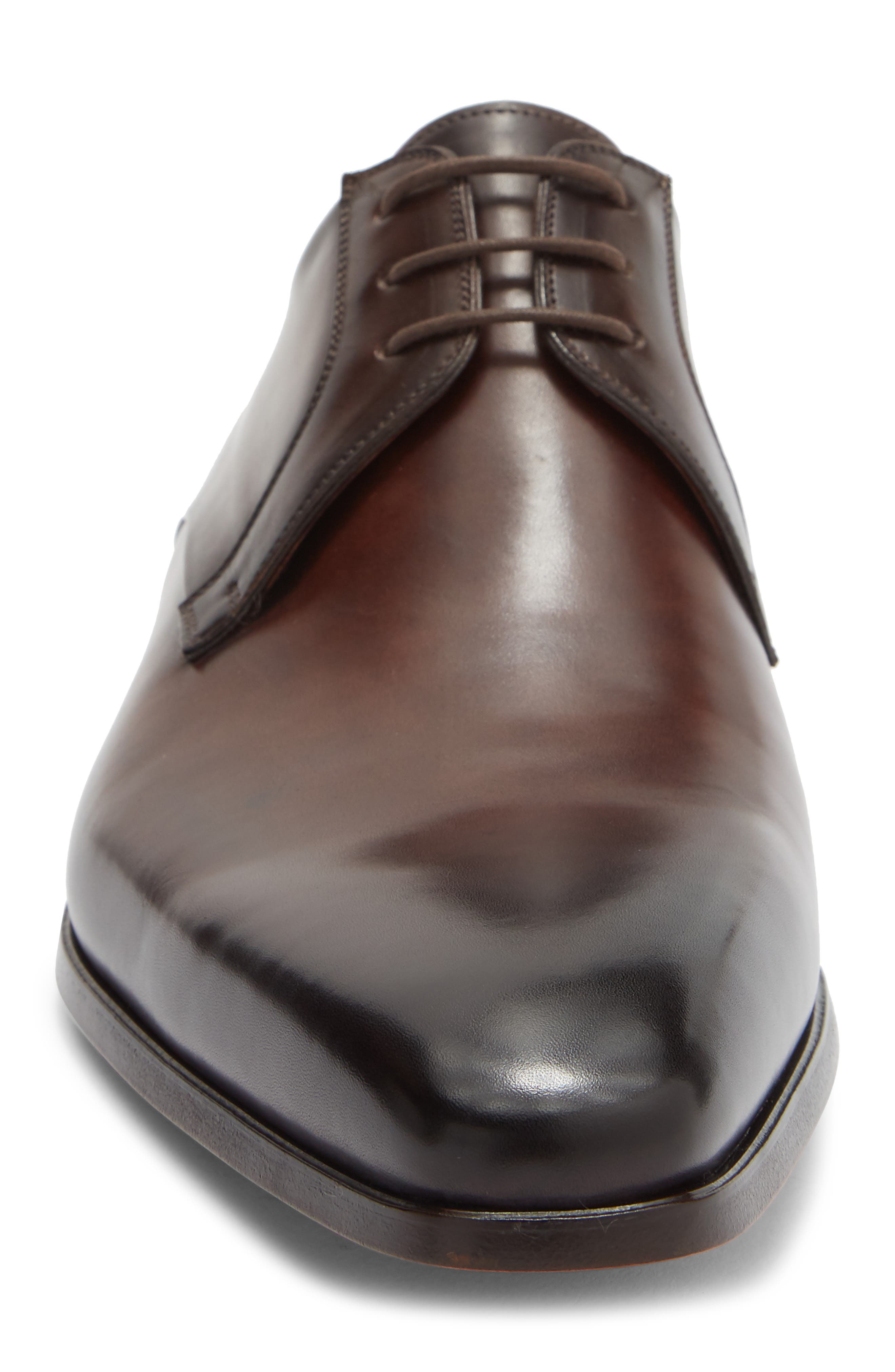 Plain Toe Derby, Alternate, color, BROWN