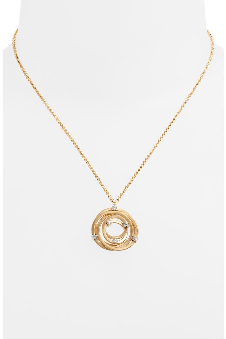 Goa Diamond Pendant Necklace, Alternate, color, YELLOW GOLD/ DIAMOND