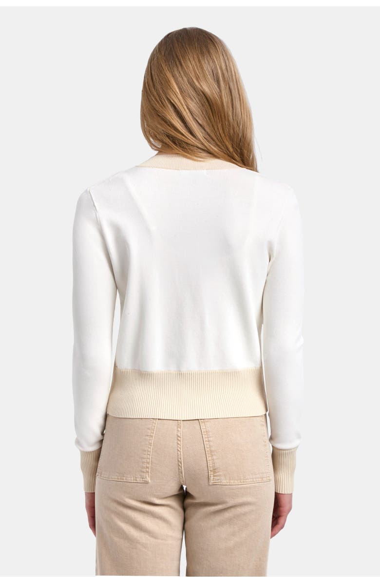 Capsule 121 THE BEAM CARDIGAN, Alternate, color, Chalk/Rush