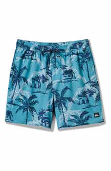 Quiksilver Off the Grid Volley Swim Trunks