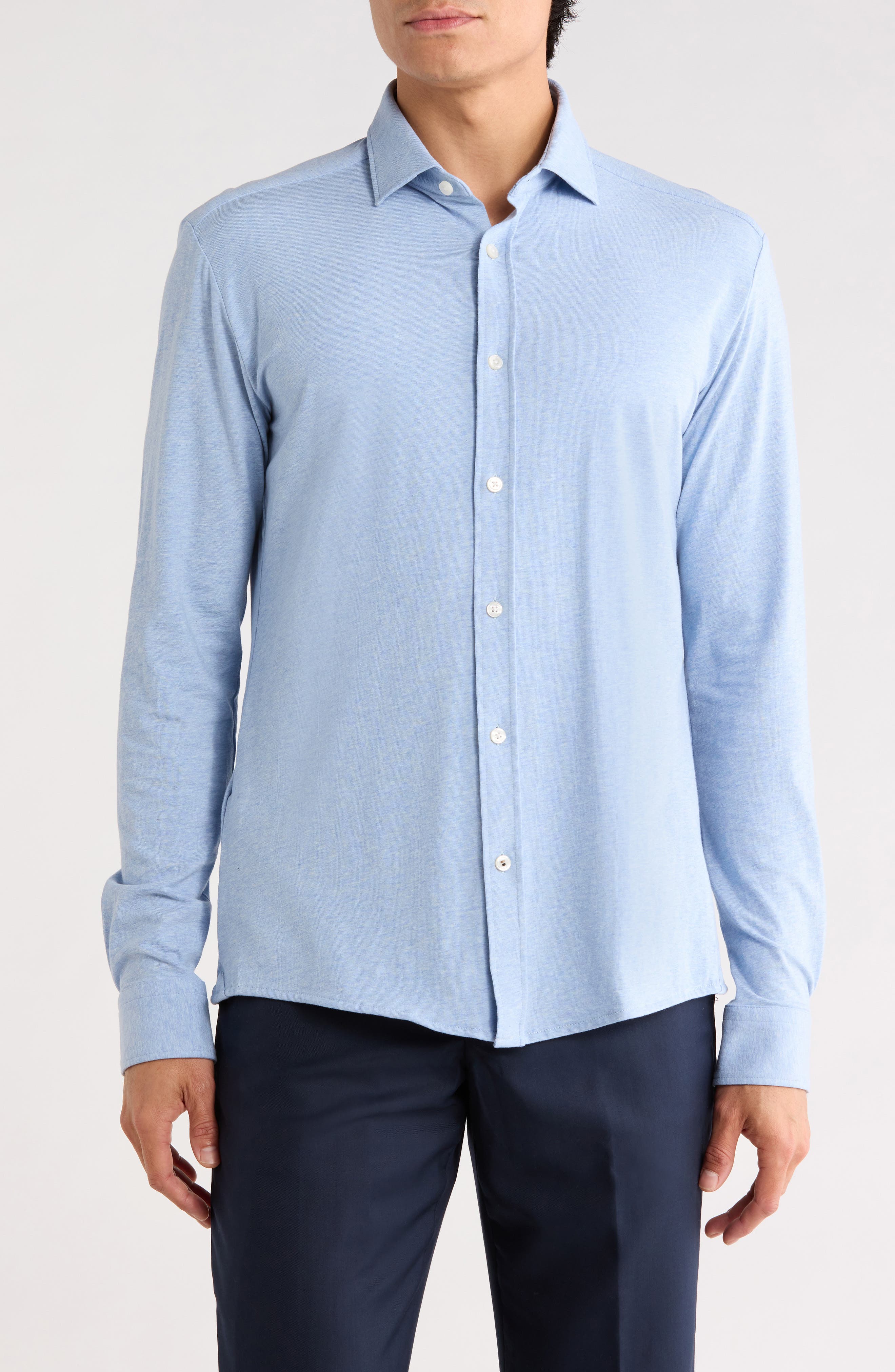 BOSS Roan Long Sleeve Button-Up Shirt