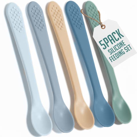 Silicone Baby Spoon Set  5 Piece