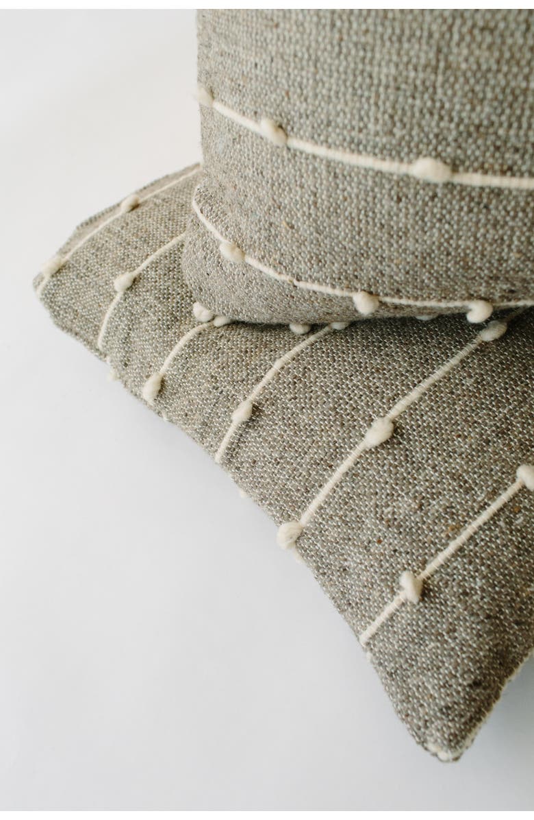 Loom Imports Loop Pillow, Alternate, color, Grey